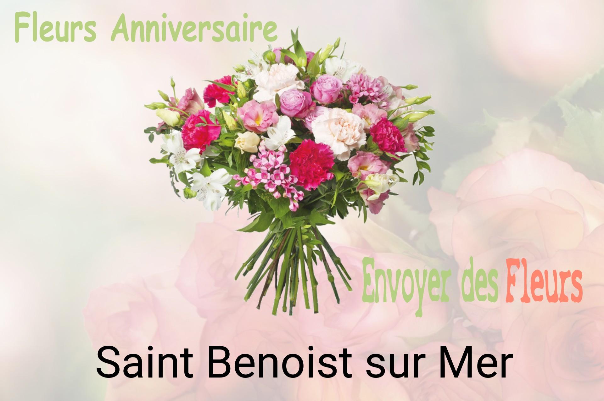 Bouquet de fleurs d’anniversaire livré à Saint-Benoist-sur-Mer