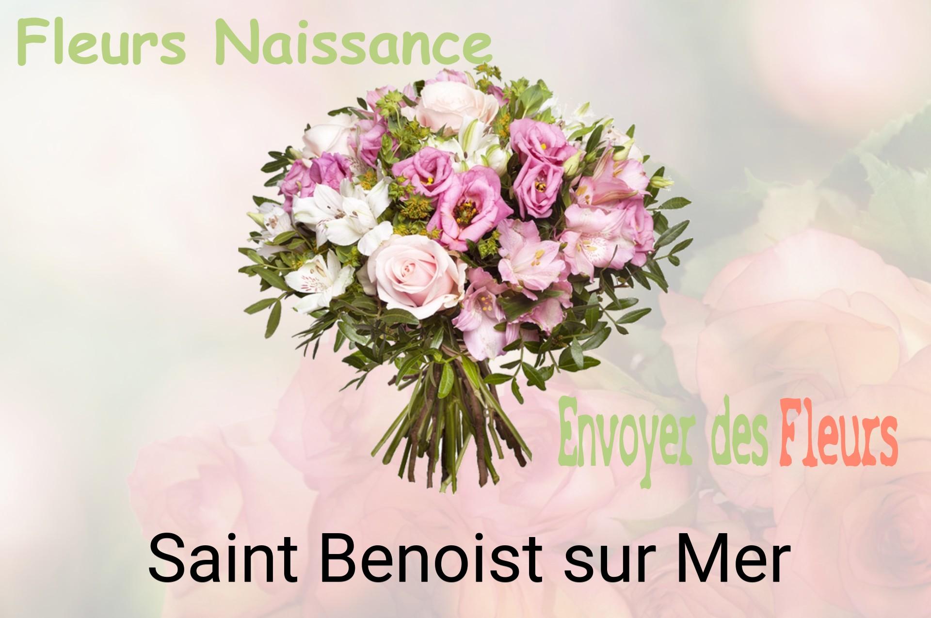 Bouquet de fleurs de naissance livré à Saint-Benoist-sur-Mer